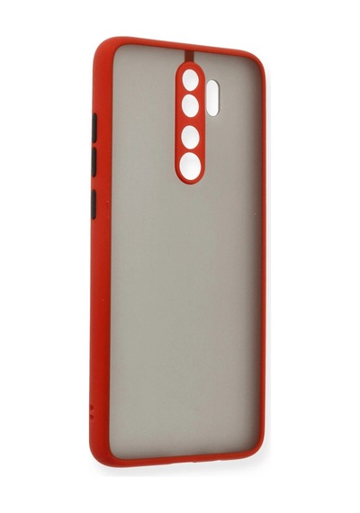 Xiaomi Redmi Note 8 Pro Kılıf Montreal Silikon Kapak - Kırmızı -
