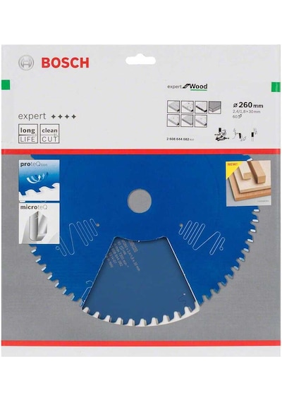 Bosch Expert Serisi Ahşap için Daire Testere Bıçağı 260*30 mm 60 Diş