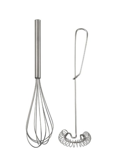 Ikea Idealısk Çırpıcı Seti 25 Ve 26 Cm Krom 2 Parça