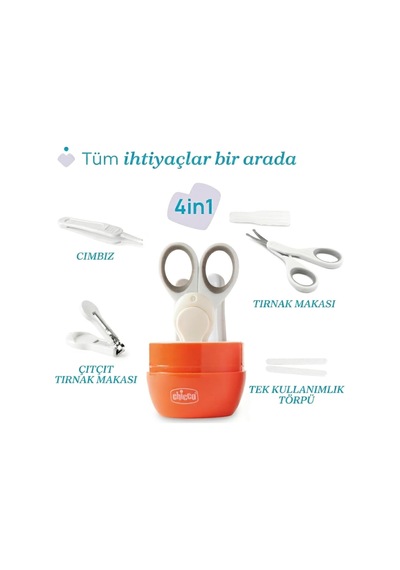 Bebek Tırnak Bakım Seti-tilki Turuncu