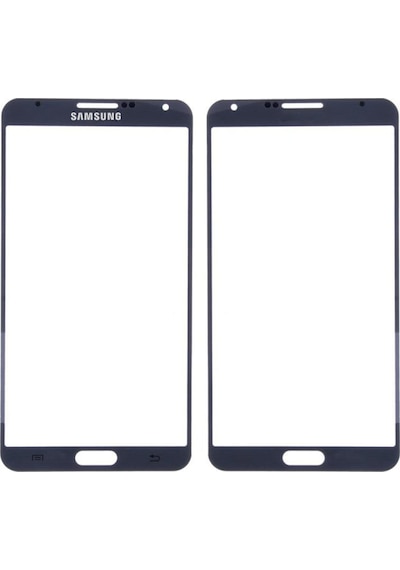 Samsung Uyumlu Galaxy Note 3 N9000 Ön Cam Dokunmatik Lensi - Mavi (534268405)