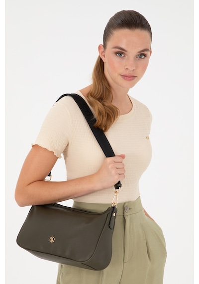 U.S. Polo Assn. Kadın Haki Kol Çantası 50303434-VR027
