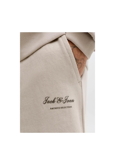 Jack & Jones Jpstgordon Archıve Sweat Şort 12288638 Bej