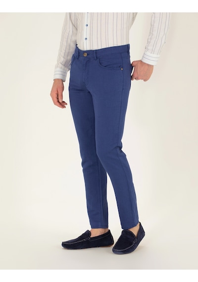Pierre Cardin Erkek İndigo Pantolon Kanvas-chino 50268095-vr028 İndigo