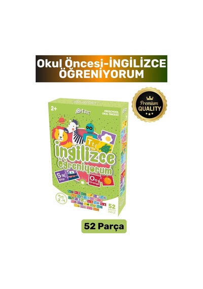 Preschool Eğitici Öğretici Zeka Dil Bilgisi Geliştirici Okul Öncesi Eğlenceli İngilizce Öğreniyorum