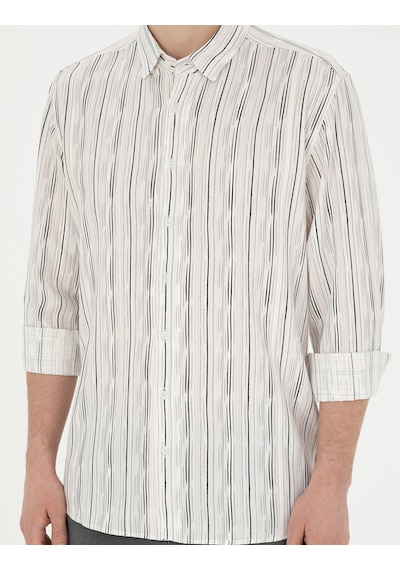 Pierre Cardin Erkek Siyah Gömlek Desenli 50283508-vr046 Siyah