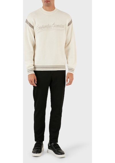 Emporio Armani Erkek Kazak 6r1mxa 1mfuz 0128 Ekru