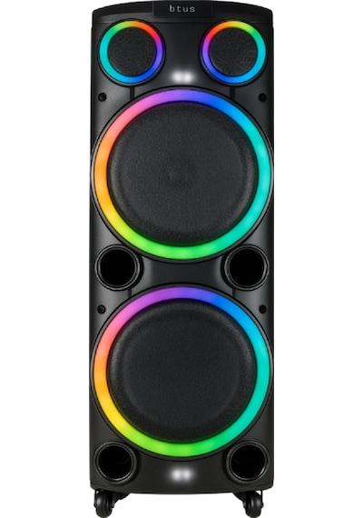 Hepu Hp 962 Büyük Boy Şarjlı Taşınabilir Bluetooth Parti Hoparlörü 2 12 İnç Extra Bass