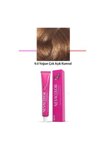 Hubrendy Tedarik Premium 9.0 Yoğun Çok Açık Kumral - Kalıcı Krem Saç Boyası 50 G Tüp