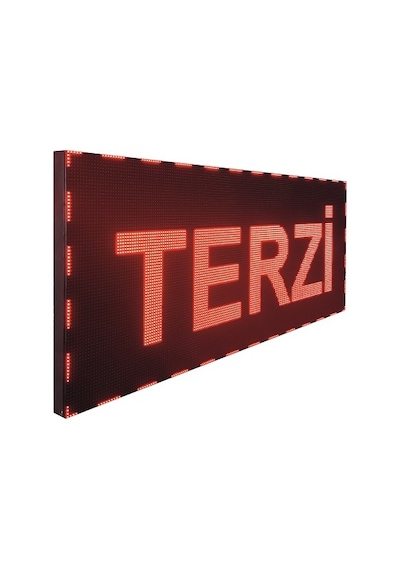 Kayan Yazı 32x128cm Led Tabela Işıklı Tabela Reklam
