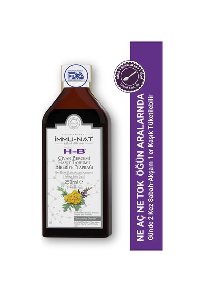 H-b Civan Perçemi Hayıt Tohumu Biberiye Yaprağı Sıvı Bitki Ekstraktları Karışımı 250 Ml