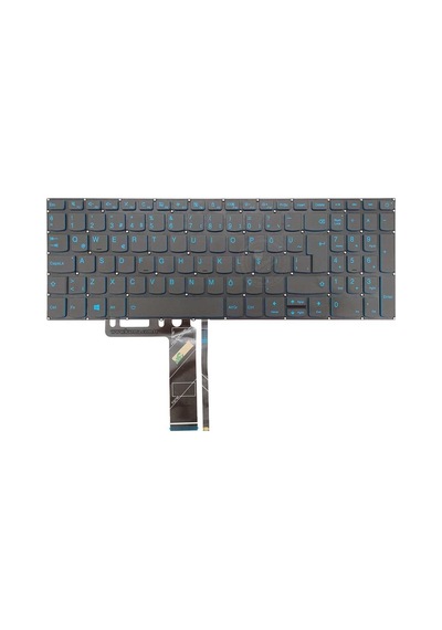 Lenovo 320-15ısk, 330-15ıkb Notebook Klavyesi, Laptop Tuş Takımı Füme Tr Işıklı / Mavi Tuş / Kl0046ldmv