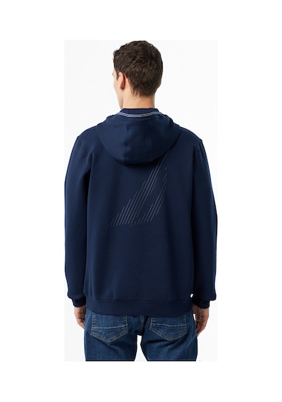 Nautica Erkek Lacivert Regular Fit Sweatshirt Çizgili K47041t Lacivert