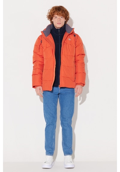 Lee Regular Fit Normal Kesim Kapüşonlu Turuncu Şişme Mont L88Bny700 Turuncu