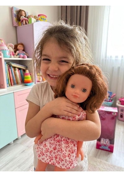 Alya Türkçe Konuşan Etkileşimli Eğitici Oyuncak Bebek 40 Cm Kafası Ve Kolları Et Bebek 50194330