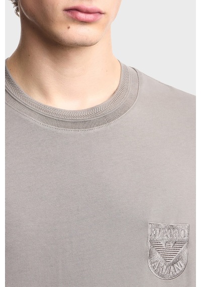 Emporio Armani Erkek T Shirt Em005247 Af13715 U8049 Gri Gri
