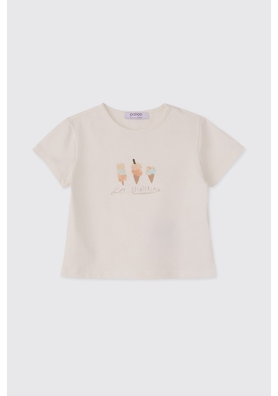 Panço Kız Bebek Şort Tişört 2'li Somon Alt Üst Takım 2611gb17020 Pembe