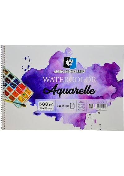 Alex Schoeller Watercolor Aquarelle 25x35 Cm 919