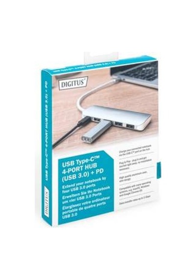 Digitus Type-c To 4xusb 3.0 - Type-c Da-70242-1