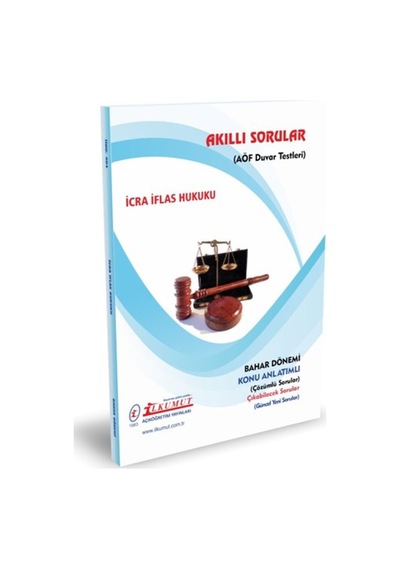 İlkumut Yayınları - İcra Ve İflas Hukuku - Konu Anlatımlı - Çözümlü Sorular