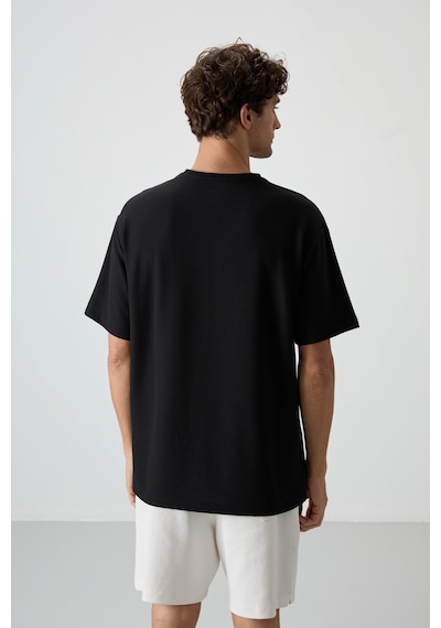 Tommy Life Air Jones Erkek Oversize 0 Yaka T-shirt 88379 001