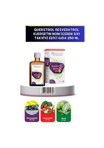 Resveratrol Kuersetin Içeren Sıvı 250 Ml