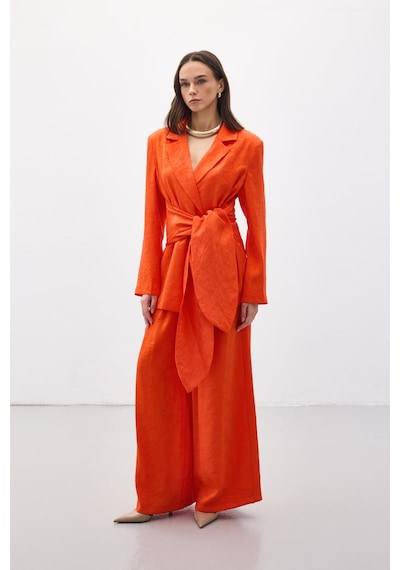 Sateen Freya Pantolon - Oranj-137157 Oranj