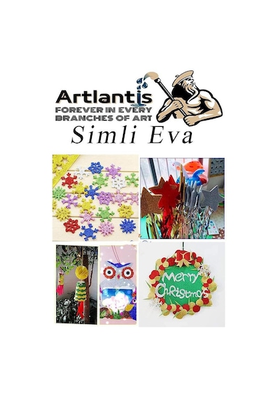 Artlantis Mor Yapışkanlı Simli Eva 50x70 Cm 3 Adet