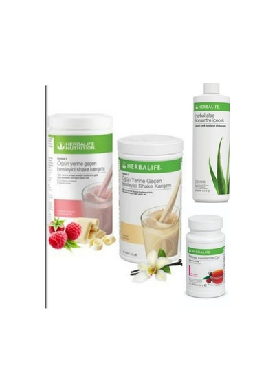 Herbalife Ahududu-beyaz Çikoltalı Ve Vanilyalı Shake,ahududu Bitkiselçay50gr,aloe Vera Kons.içecek