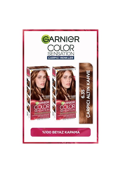 2'li Garnier Çarpıcı Renkler Saç Boyası 6.35 Çarpıcı Altın Kahve pkt2sacboyacarprenk-10641