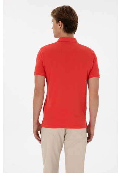 U.S. Polo Assn. Erkek Kırmızı Basic Tişört 50298041-VR213