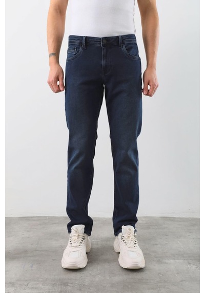 Banny Jeans Erkek Likralı Straight Fit Jean Pantolon Mavi