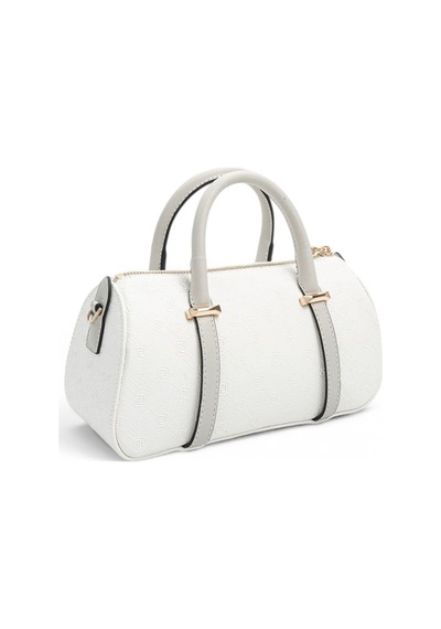 Silver & Polo Silver Polo Beyaz - A.gri Logolu Kadın El Çantası Sp1289