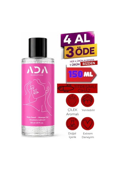 150 Ml Kadınlara Özel Kayganlaştırıcı Jel Ve Mini Titreşim Cihazı Seti