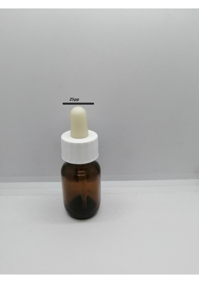 30Cc. Ecza Amber Şişe.Plastik Damlalıklı. Cam Şişe.50 Adet