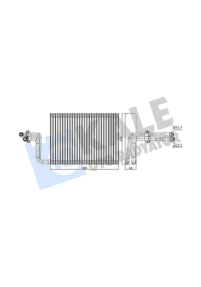 Kale 350110 Evaporatör Kalorifer Radyatörü - Bmw X3 2011- 20 İ 6934781 - 64116934781 - 64119256346 - 64119290888