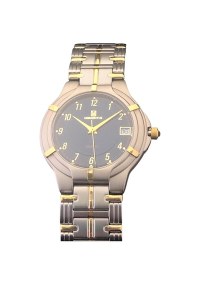 Momentus F910 Vintage Erkek Kol Saati Altın - Gri