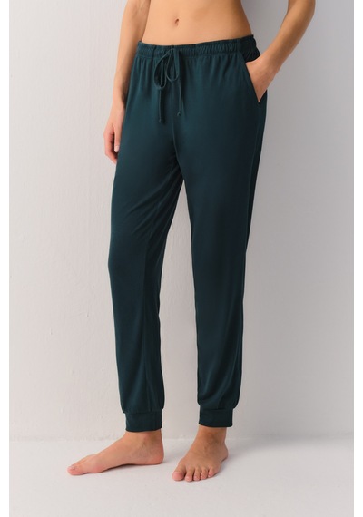 Suwen Pillow Check Spor Pantolon Sh27400624s033 Koyu Yeşil