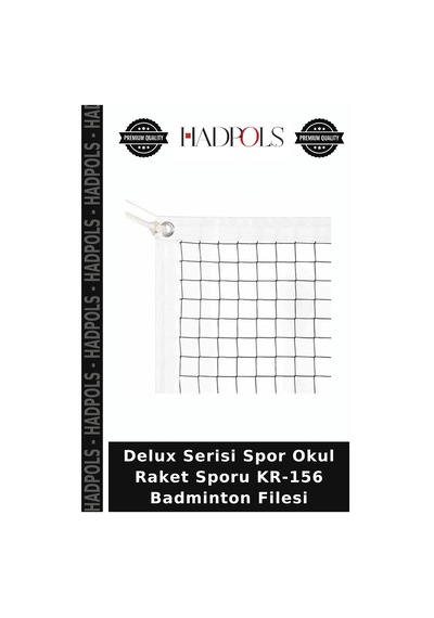 Delux Serisi Spor Okul Raket Sporu Kr-156 Badminton Filesi Çok Renkli