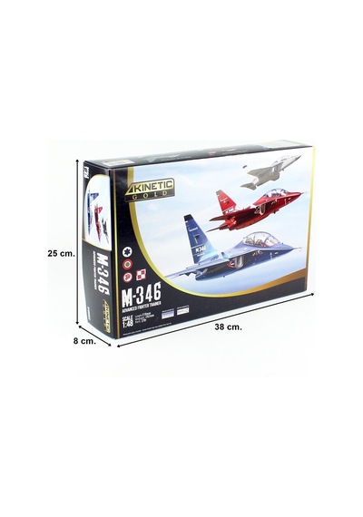 Kinetic K48063 1/48 Ölçek, Alenia M-346 Eğitim Savaş Uçağı, Plastik Model Kiti-56338