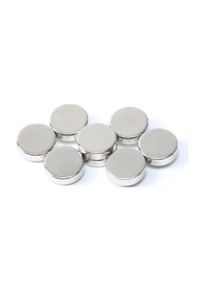 10 Adet Yuvarlak, Neodyum Mıknatıs, 10x3 Mm, Süper Güçlü Magnet