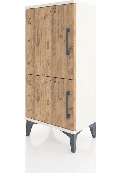Arges Komodin 3 Raflı 2 Kapaklı 44x30x96 Aytaşı-çam Aytaşı