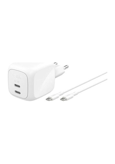 Belkin Smartprotect 2 Portlu Usb-c Şarj Cihazı 67 W, Çift Portlu