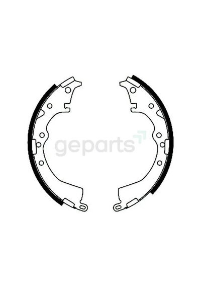 Arka Kampana Pabuç Balata Toyota Hılux 2.4l 2l - T Ln145 4x2 1998-2004 Vigo 2.5l 2kdftv Kun15 4x2 2005