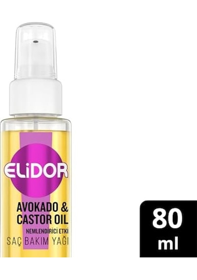 Saç Bakım Yağı Ve Castor Oil Nemlendirici Etki 80 Ml