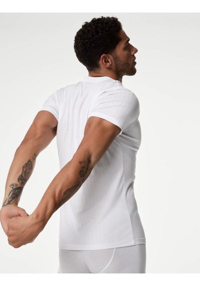 Marks & Spencer 2'li Supima Pamuklu Atlet Seti T14001681a Beyaz