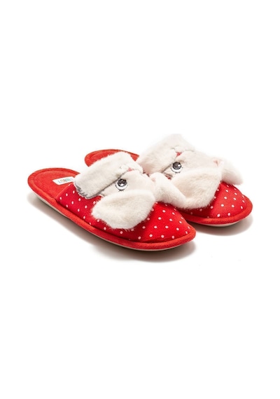 Twigy Bunny Çocuk Ev Terliği Kırmızı 30/35 CC0121 Kırmızı
