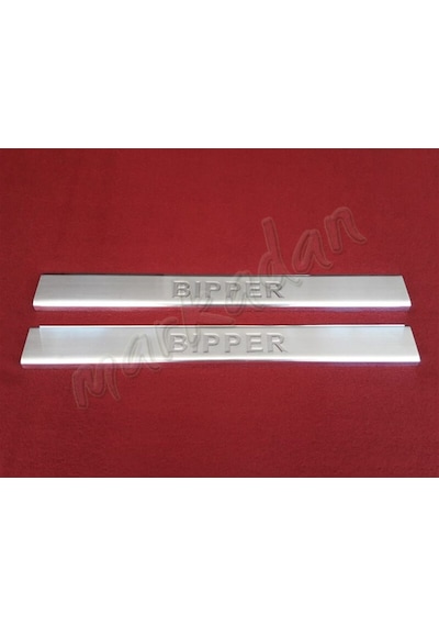 Db Chrome Peugeot Bipper Krom Kapı Eşiği 2008 Sonrası 2 Parça P.Ç