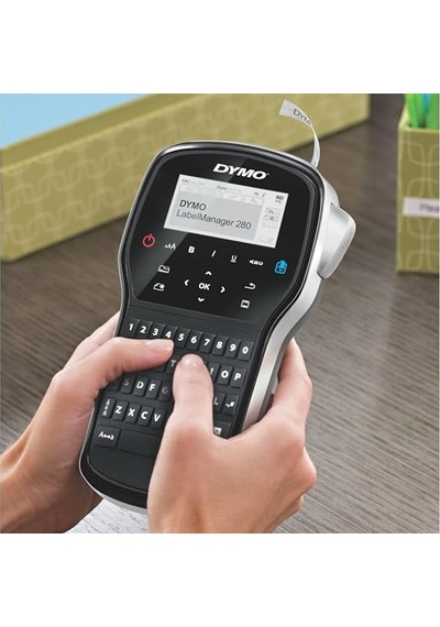 Ayrex Label Manager 280p, Elde Taşınır Pc Bağlantılı Ve Şarj Edilebilir Etiketleme Makinesi 6/9/12 Mm D1 Şeritl