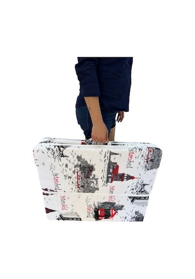 Katlanır Yer Yatağı Ve Tek Kişilik Sünger Katlanır Minder Yatak 70x180x6 Cm-istanbul